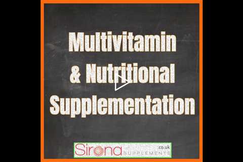 Multivitamin Nutritional Supplements