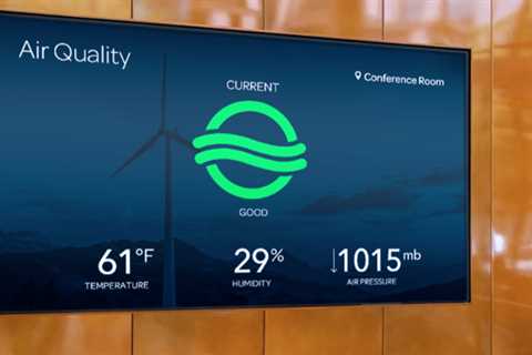 Telecine displays show real-time indoor air quality