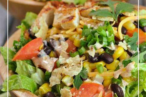 Tex-Mex Chicken Chopped Salads + Weekly Menu