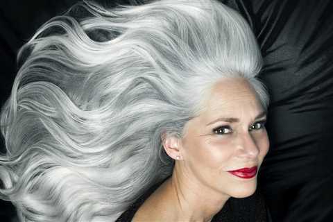 Make Your Gray Hair Look Soft and Silky With This Super Simple Styling Trick