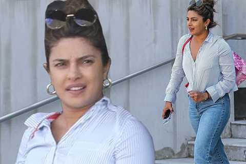 Priyanka Chopra makes the most of a toned-down outfit in Beverly Hills