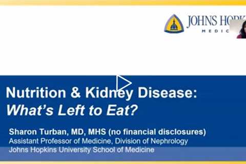 Nutrition and Kidney Disease