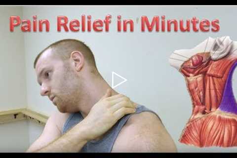 Upper Trapezius Release - Trigger Point Release Neck Pain Relief
