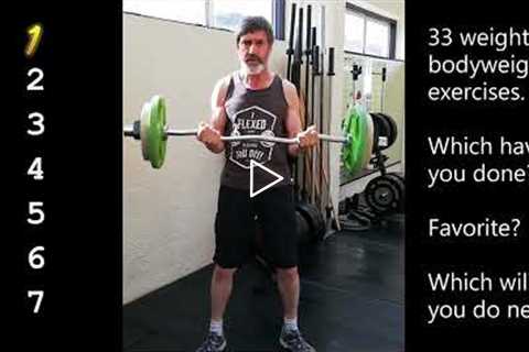 Old Man Gym Workout 33 Weights and Bodyweight Exercises