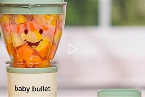 How to make HEALTHY BABY FOOD at home! Baby bullet