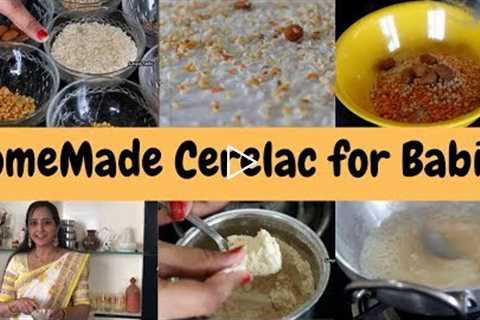 Lasya Talks || Home Made Cerelac for 6-12 Months Baby || Baby Food ||
