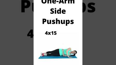 How to do one arm side push ups properly at home