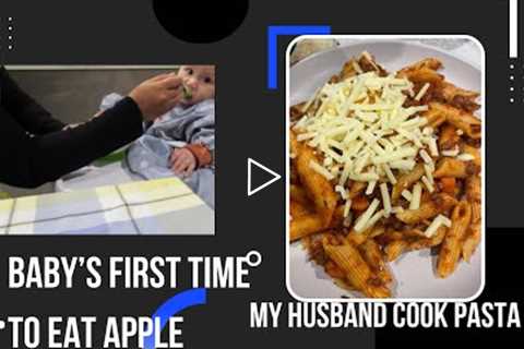 #babyfoodrecipes6months #cookingpasta How to cook easy pasta and how to cook apple puree