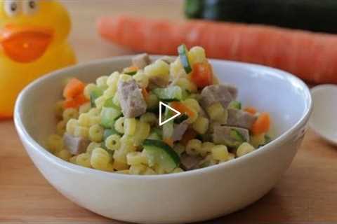 Tuna pasta with vegetables recipe - baby food +10M