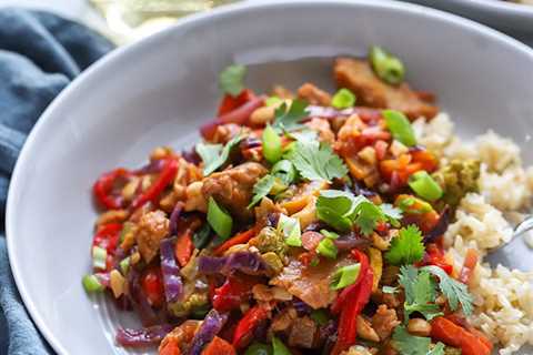 Vegan Cashew “Chicken” Stir Fry