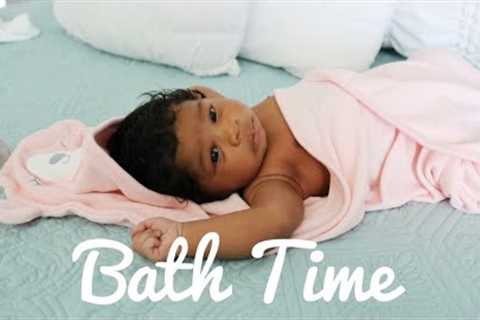 Baby''s First Bath | Newborn Routine and Tips | Mommy Life |  MEGSHOUSE