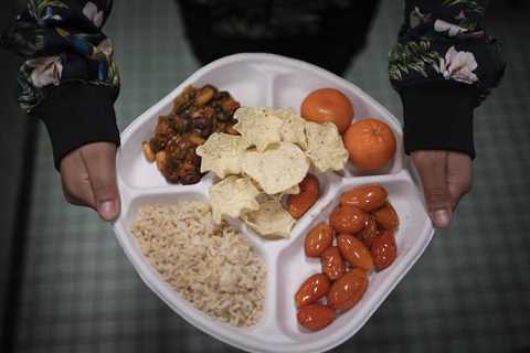 A brand-new research provides hints that healthier school lunches may help in reducing weight..