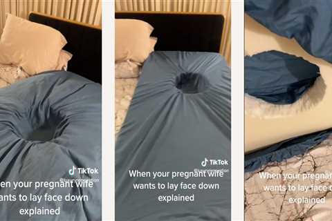 Husband’s viral sleeping ‘hack’ for his pregnant wife is just the best