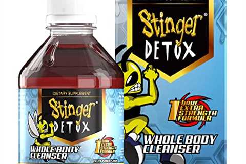 Stinger Detox Whole Body Cleanser 1 Hour Extra Strength Drink â Fruit Punch â 8 FL OZ