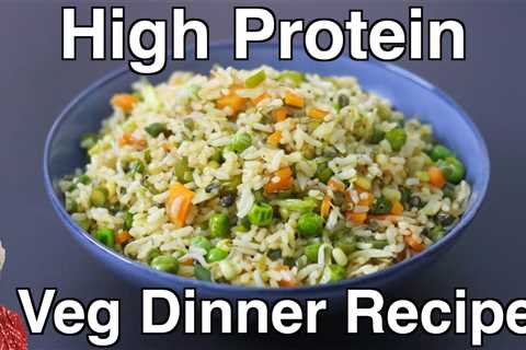 High Protein Dinner For Weight Loss – Sprouts Veg Fried Rice Recipe – Healthy Vegan Recipes