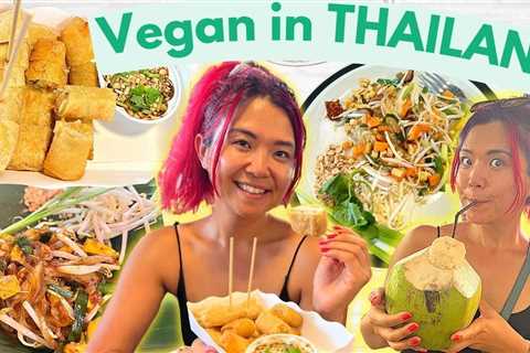 What I Ate as a VEGAN in THAILAND 🇹🇭 Floating Market & Michelin Star VEGAN PAD THAI in BANGKOK..