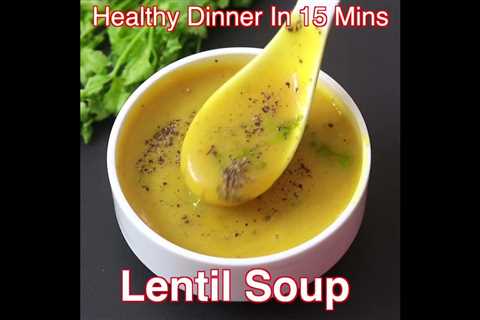 Dal Soup Recipe For Weight Loss #shorts