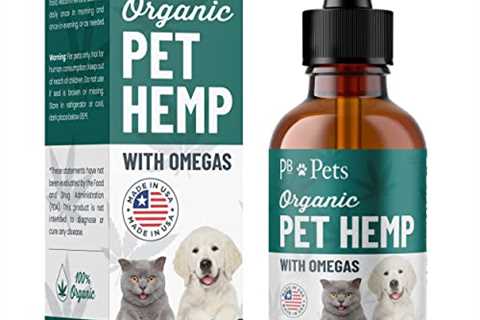 PB Pets Hemp Oil for Dogs and Cats - Organically Grown  Made in USA - Pet Relief Herbal Supplement, ..