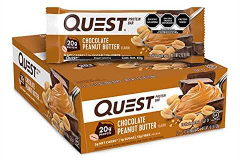 Quest Nutrition Protein Bar, Chocolate Peanut Butter, 2.12 Ounce, 12 Count