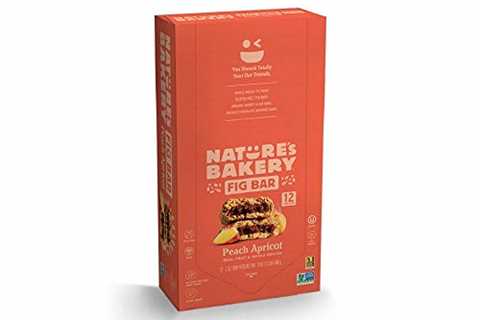 Natureâs Bakery Whole Wheat Fig Bars, Peach Apricot, Real Fruit, Vegan, Non-GMO, Snack bar, 1 box ..