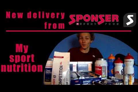 Sports Nutrition – My latest delivery from SPONSER
