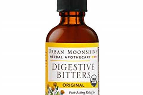 Urban Moonshine Original Digestive Bitters | Traditional Organic Herbal Supplement, 2 fl oz. (Pack..