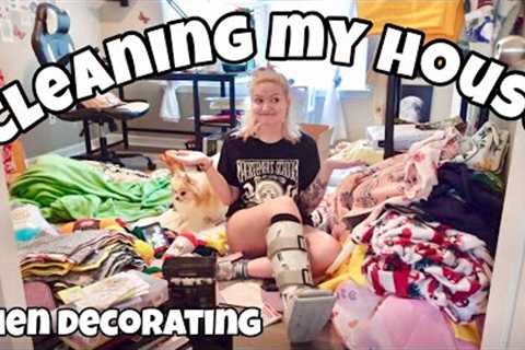 cleaning & decorating my messy house