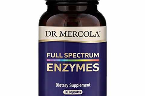Dr. Mercola, Full Spectrum Enzymes Dietary Supplement, 30 Servings (90 Capsules), Digestive Support,..