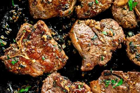 Pan Seared Lamb Loin Chops