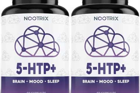 5-HTP+ by Nootrix - (2-Pack) 120 Capsules - 200mg Plus Calcium - Premium Mood Booster - 99% Purity..