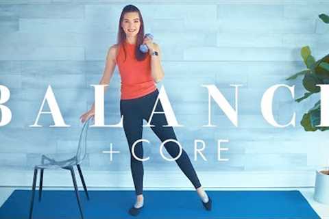 Standing Exercises for Balance, Core & Toning // Senior & Beginner Workout At Home