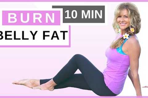 10 Minute Ab Workout For Women Over 50 | Reduce Belly Fat Fast | Fabulous50s