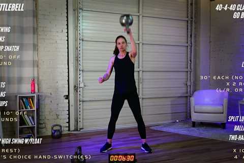 Go Ballistic!  Full Kettlebell Workout