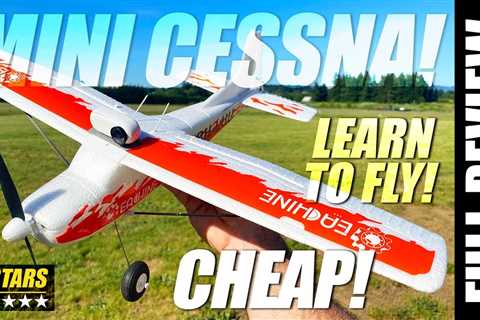 How to Fly an RC Airplane â Eachine Mini Cessna RTF â REVIEW & BEGINNER TUTORIAL 2021 ð