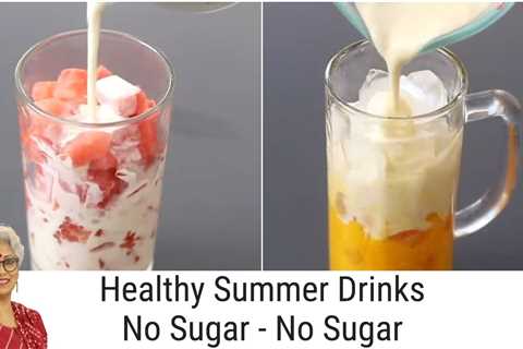 2 Healthy Summer Drinks For Weight Loss â No Sugar â No Milk