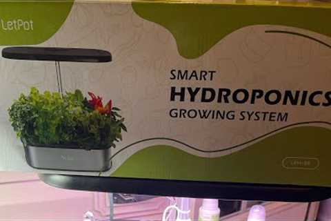 Let’s grow inside and out! #Letpot #hydroponics #foodbyfaith #vlog