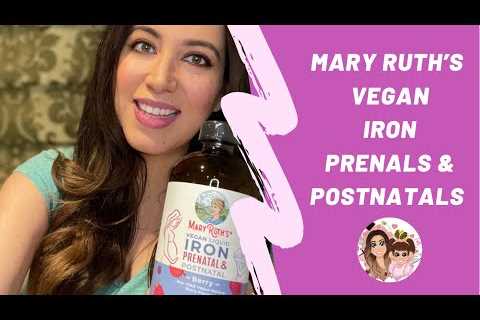 Trying Mary Ruthâs Vegan Iron Prenatal & Postnatal Supplement for the first time!