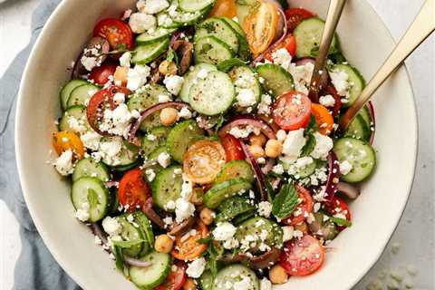 Greek Cucumber Salad (Fresh and Light)