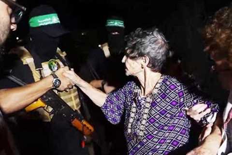 Freed Israeli Hostage Shakes Hands With Hamas Captor