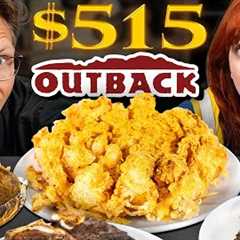 $515 Outback Steakhouse Bloomin'' Onion Taste Test | FANCY FAST FOOD