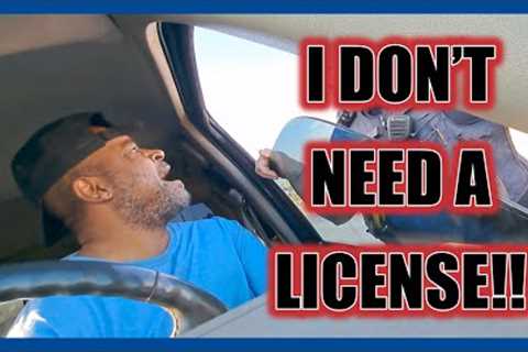 Sovereign Citizen With No License, Plates, Or Insurance Picks Up An Arrest Warrant