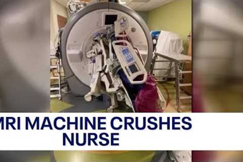 Nurse crushed by accident with MRI machine