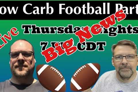 Low Carb Football Party: Diet Accountability | Big Announcement #lowcarb #keto #diet