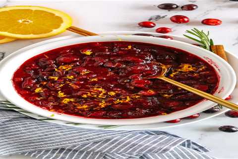 Healthy Cranberry Sauce