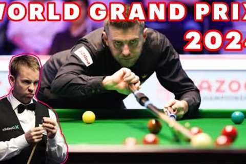 SNOOKER HIGHLIGHTS WORLD GRAND PRIX 2024 MARK SELBY VS ALI CARTER