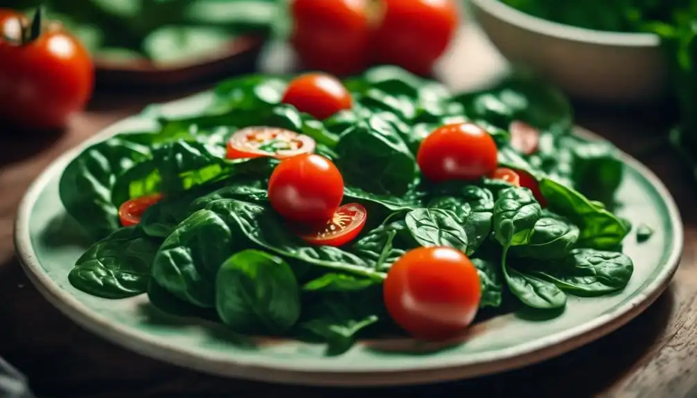 Low Carb Spinach and Tomato Recipe
