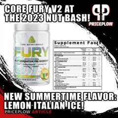 Core Nutritionals Fury V2 Lemon Italian Ice to Beat the Heat