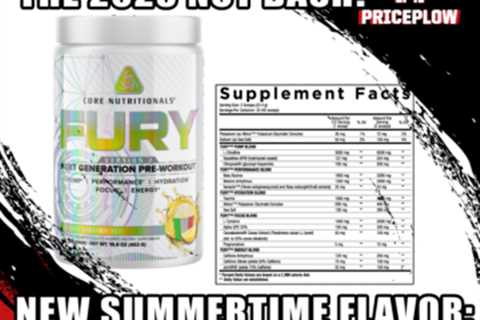 Core Nutritionals Fury V2 Lemon Italian Ice to Beat the Heat