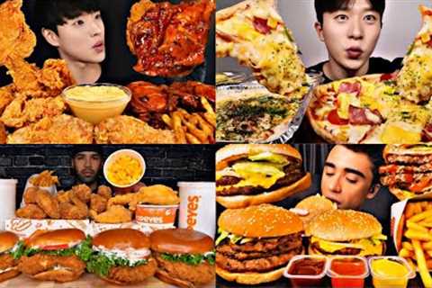 ASMR Best Fast Food Mukbang: Crispy, Crunchy, and Oh So Satisfying! Mukbang ASMR Compilation