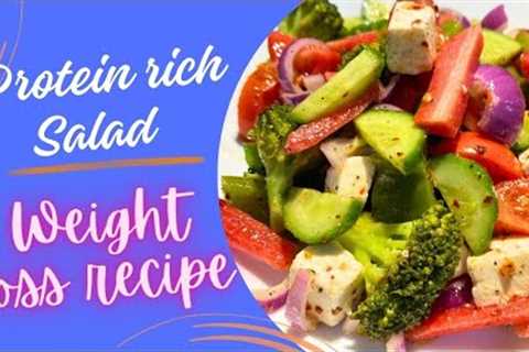 Protein salad || Easy to make || Healthy and tasty || weight loss recipe ||